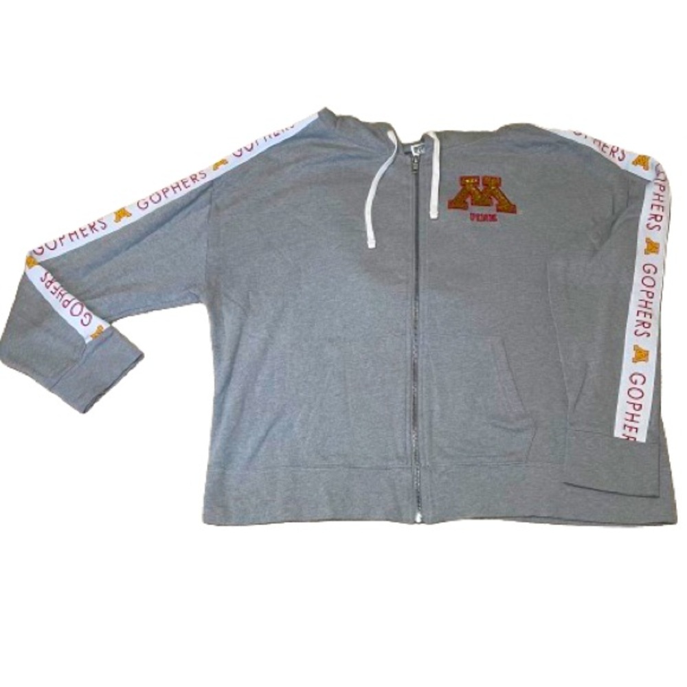 University of Minnesota VS Pink Hoodie Zip Up